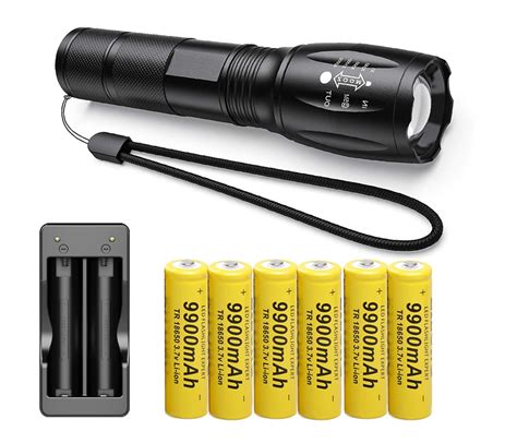Amazon.com: flashlights that use 18650 batteries.